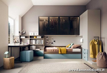Wonder - Armadio a ponte sospeso - DIOTTI A&F Italian Furniture